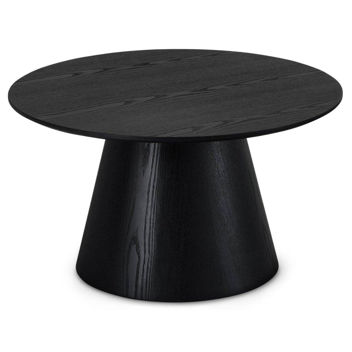 Furnhouse - Wholesale Coffee Table - Round Coffee Table Tango ø80x40 - Black Oak3