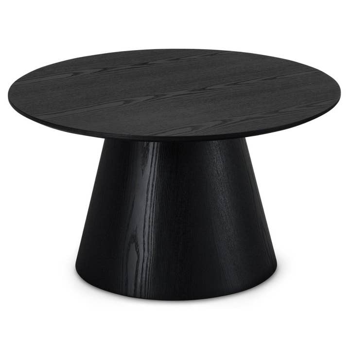 Furnhouse - Wholesale Coffee Table - Round Coffee Table Tango ø80x40 - Black Oak3