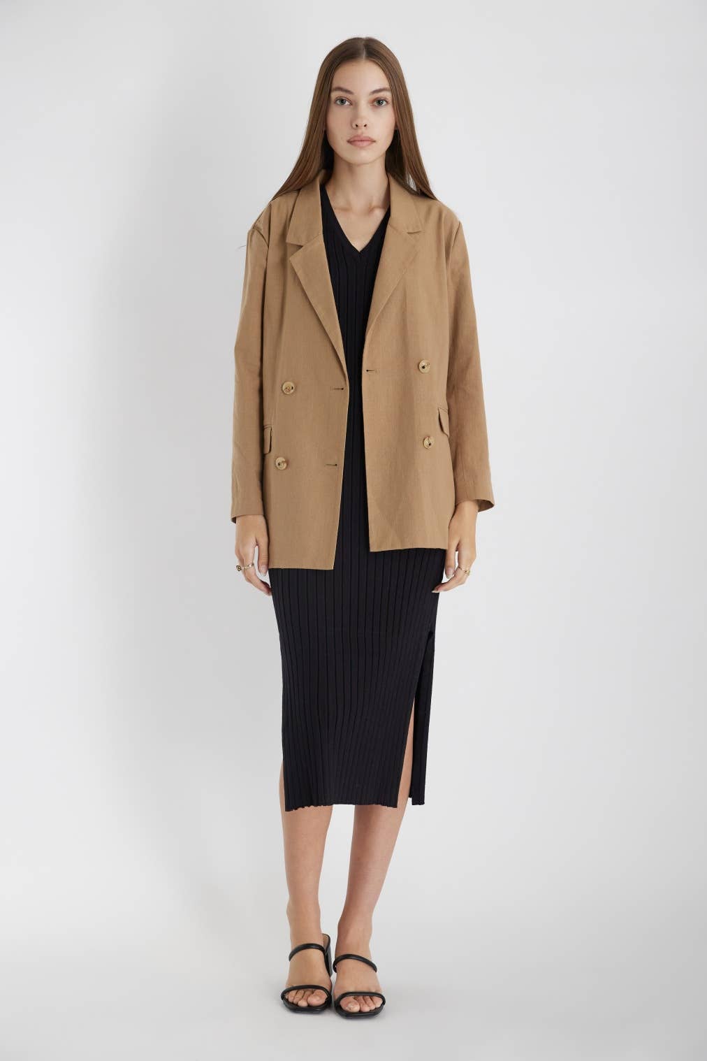 MOD REF - Wholesale Blazer - Women's - The Arla Jacket | Oversized Linen Blazer10