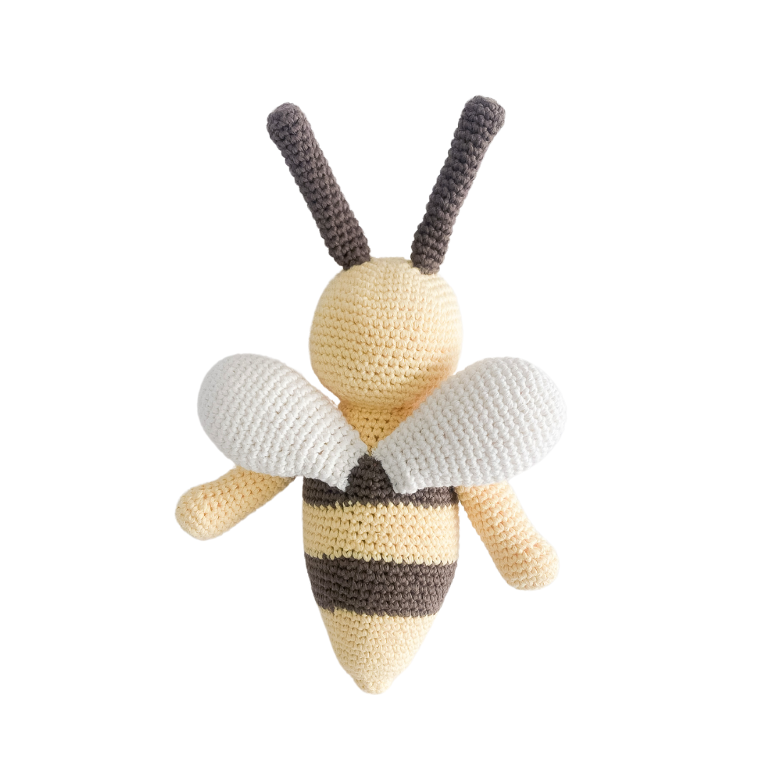 BEBEMOSS, LLC - Wholesale Stuffed/Plush Toy - Kids & Baby - Buzzy The Bee, an organic cotton stuffed toy1