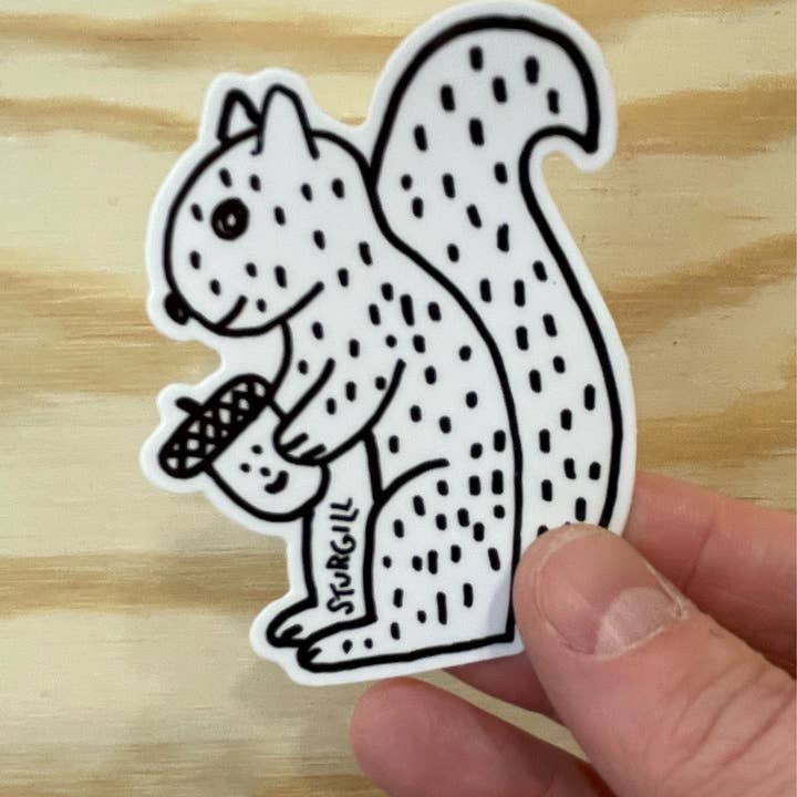 Nutty Sticker for wholesale by Sturgill Studio