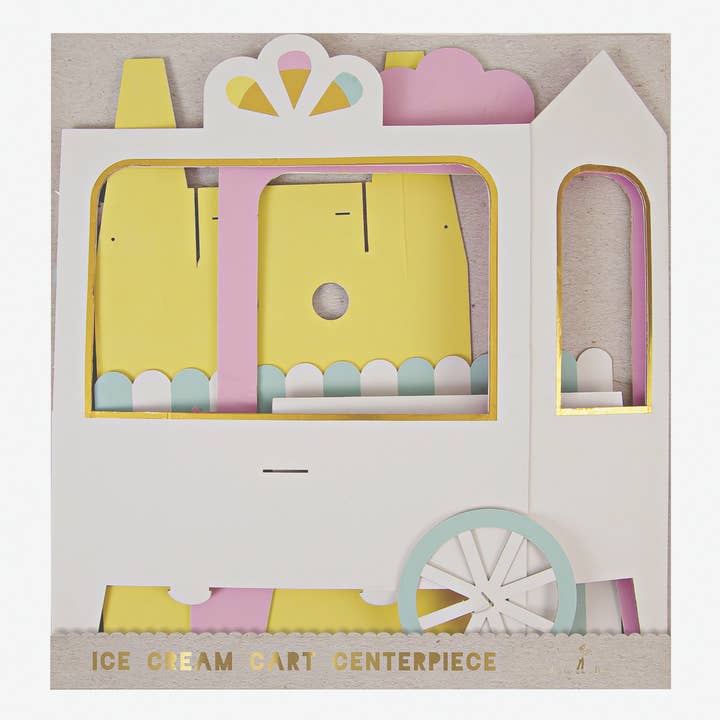 Meri Meri - Wholesale Decorative Tabletop Object - Ice Cream Cart Centrepiece1