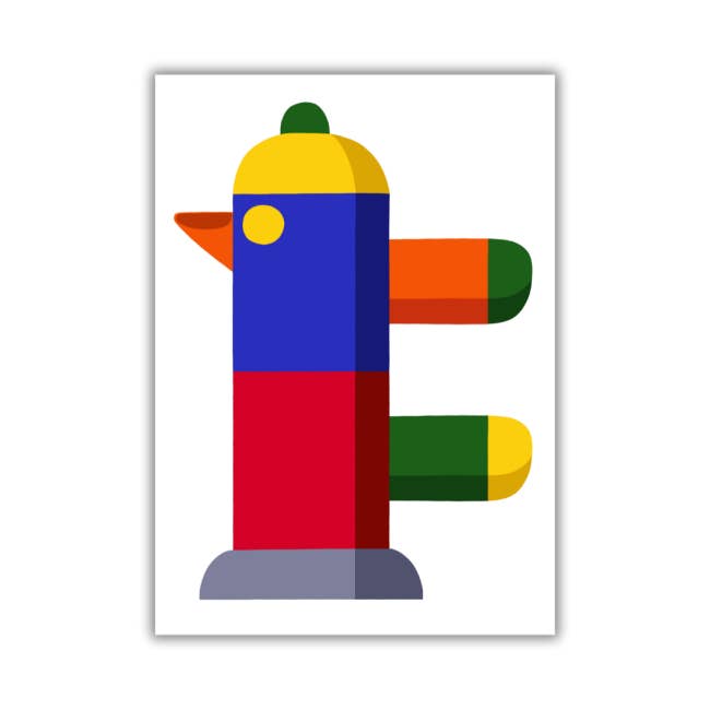 Caffettiera/animaletto - poster 70x50cm per la vendita all'ingrosso da parte di Colorobe