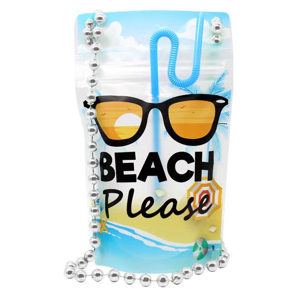 NeckSip – Großhandel Strandzubehör – Strand Please — tragbare Getränkebeutel (12 oz | 2 Stück)11