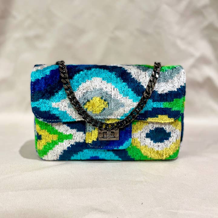 Mila∞Miro by Emelie - Wholesale Crossbody Bag - Women's - Ikat Coco Bag Capri