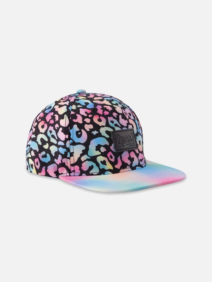 Gorra Negra con Estampado Animal para venta al por mayor de Deux par Deux