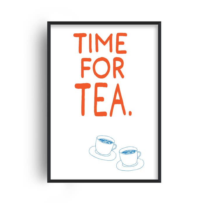 Tijd voor thee keuken huisdecoratie liefde muurkunst print voor wholesale door Fanclub