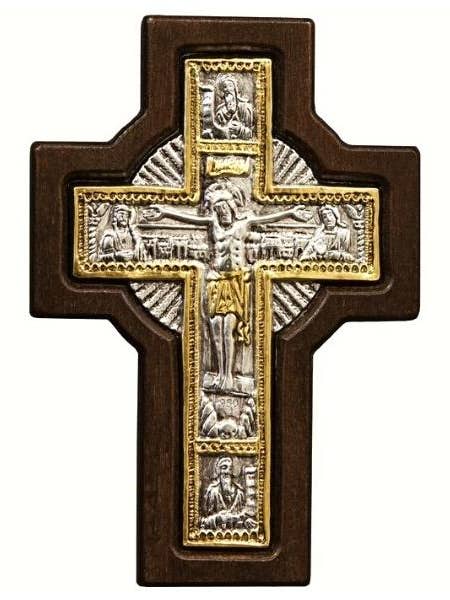 Holy Cross Crucifixion Icon for wholesale by The Art of the Icon