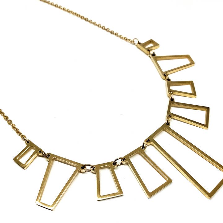 COLLAR ACERO H-1516 DORADO para venta al por mayor de Mayachi