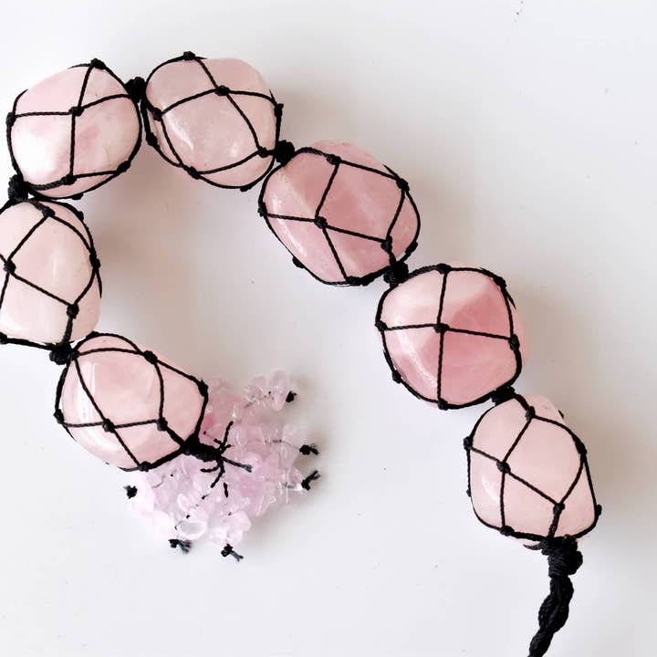 Soothing Crystals - Wholesale Car Decorative Charm - Unisex - Crystal Hanger | Rose Quartz | Stone Hanger Car Accessories12