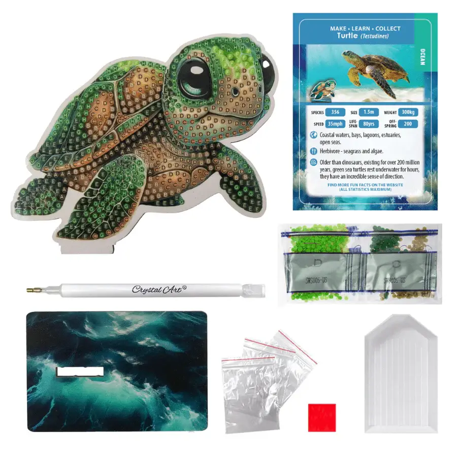 Outset Games and Cobble Hill Puzzles - Wholesale DIY Craft Kit - Kids - Full Display - CA Buddies: Ocean (assorted 30 in PDQ)11
