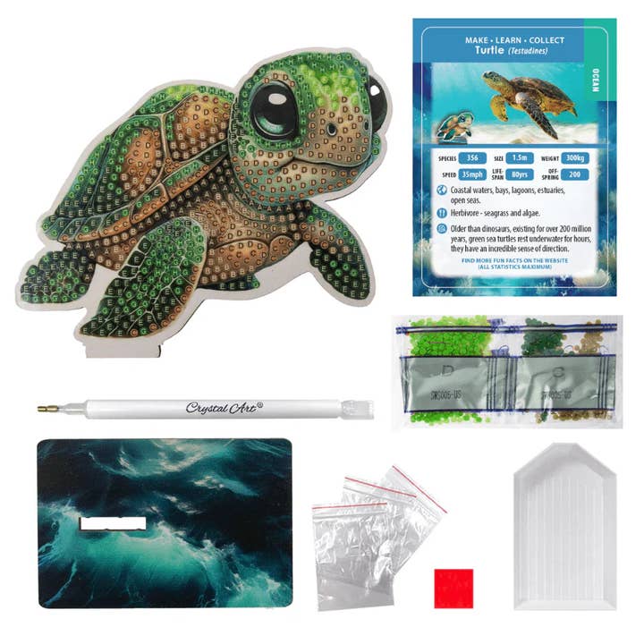 Outset Games and Cobble Hill Puzzles - Wholesale DIY Craft Kit - Kids - Full Display - CA Buddies: Ocean (assorted 30 in PDQ)11