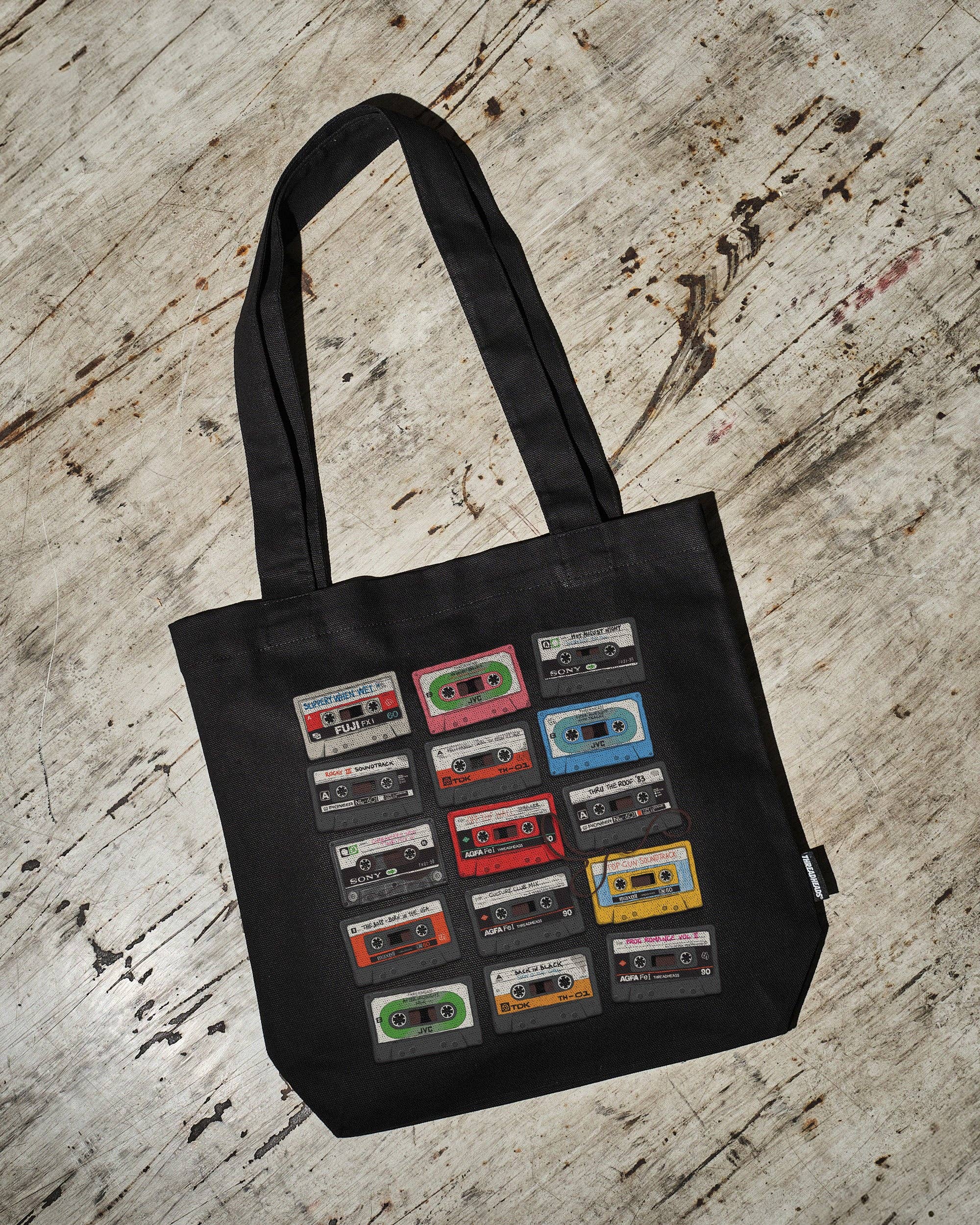 Threadheads – Engroshandel Tote bag - Unisex – Kassettebånd mulepose1
