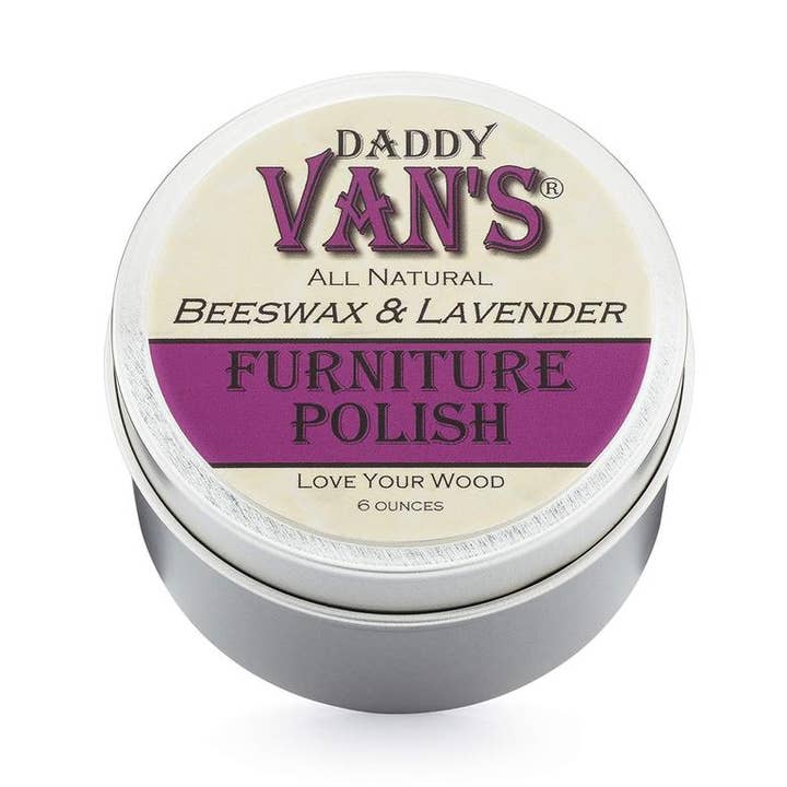 Daddy Van's All Natural Beeswax & Lavender Furniture Polish for wholesale by Daddy Van's