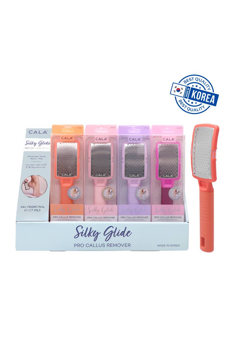 PINEAPPLE Beauty – wholesale Pumice/exfoliating stone – CALA 50704A Silky Glide Pro Callus Remover Display Set -24pc0