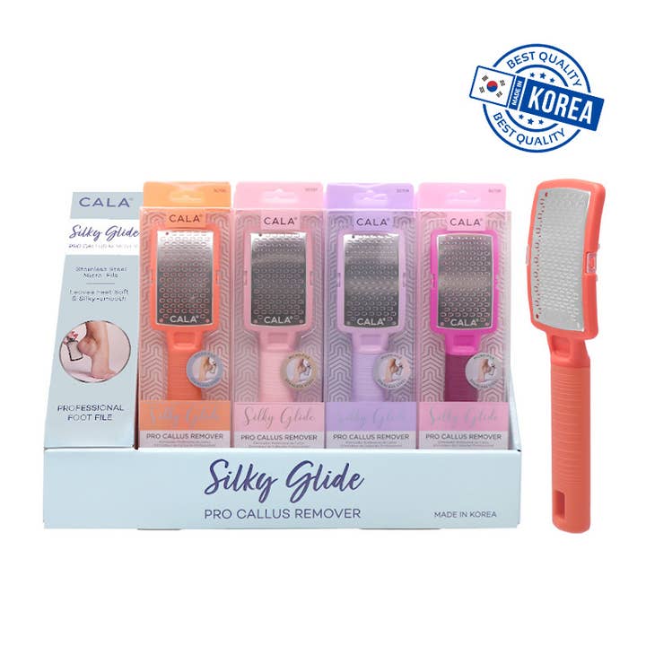 PINEAPPLE Beauty – wholesale Pumice/exfoliating stone – CALA 50704A Silky Glide Pro Callus Remover Display Set -24pc