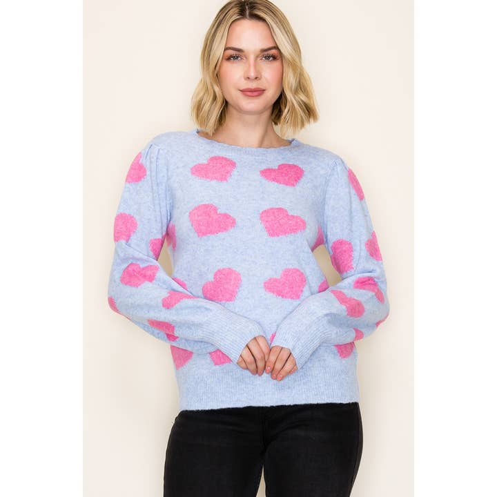 VALENTINE HEART SWEATER for wholesale by STACCATO