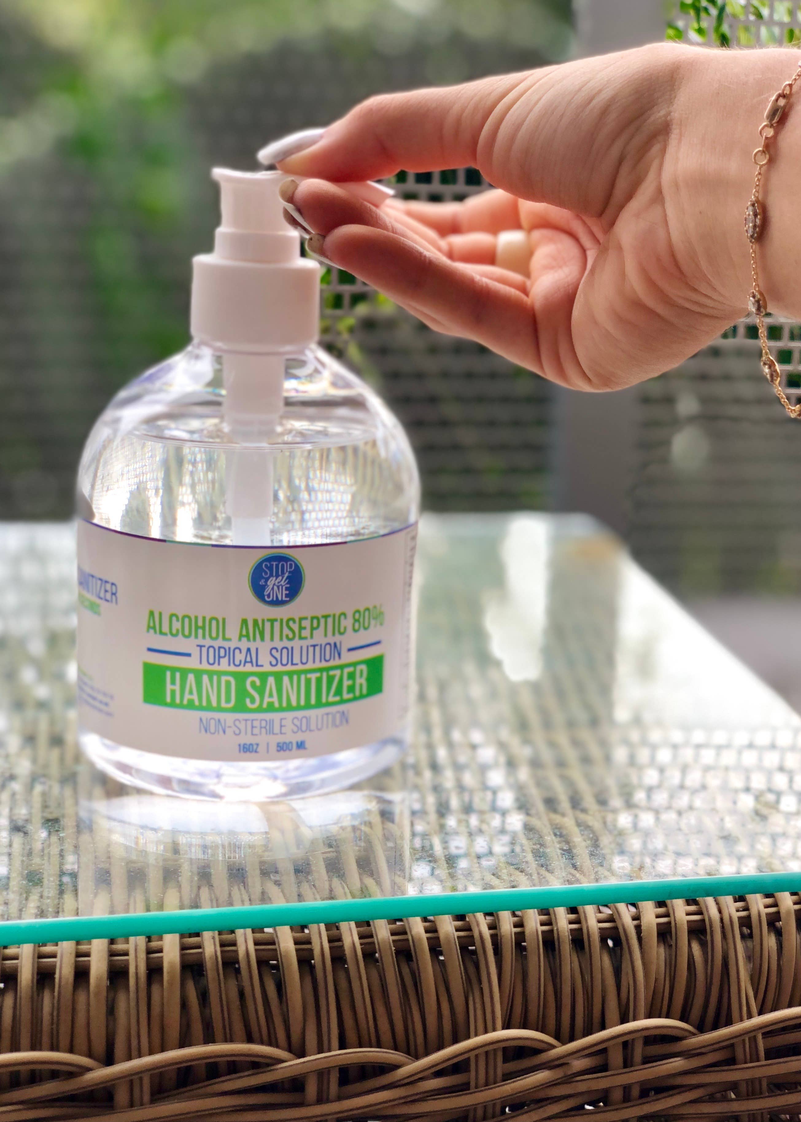 STOP & GET ONE - Wholesale Hand Sanitizer - Ultra Premium Hand Sanitizer Anti COVID 16.9 oz 80 Percent3