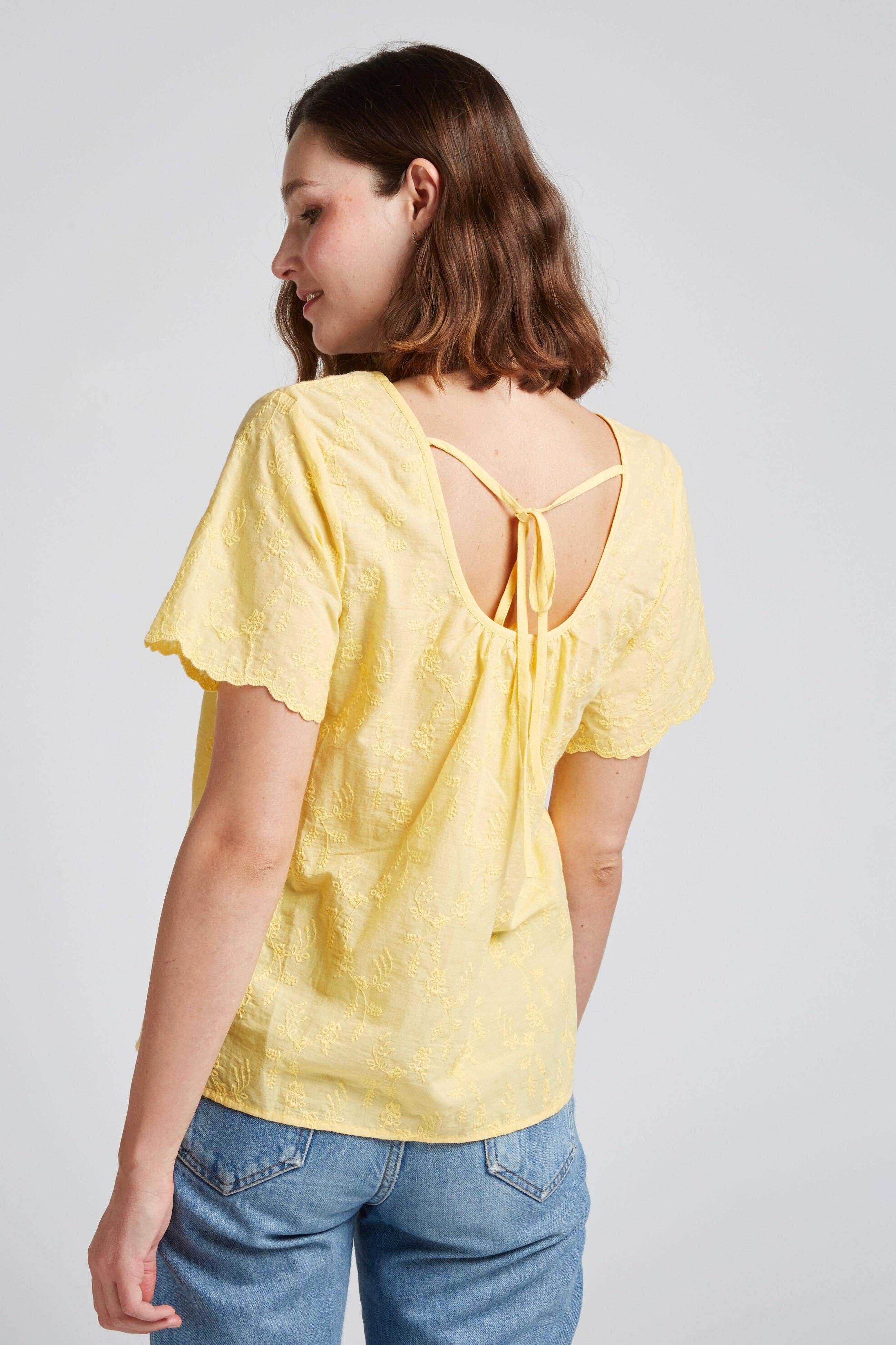 Andy & Lucy - Wholesale Blouse - Women's - FLAMINE - Floral cotton blouse3