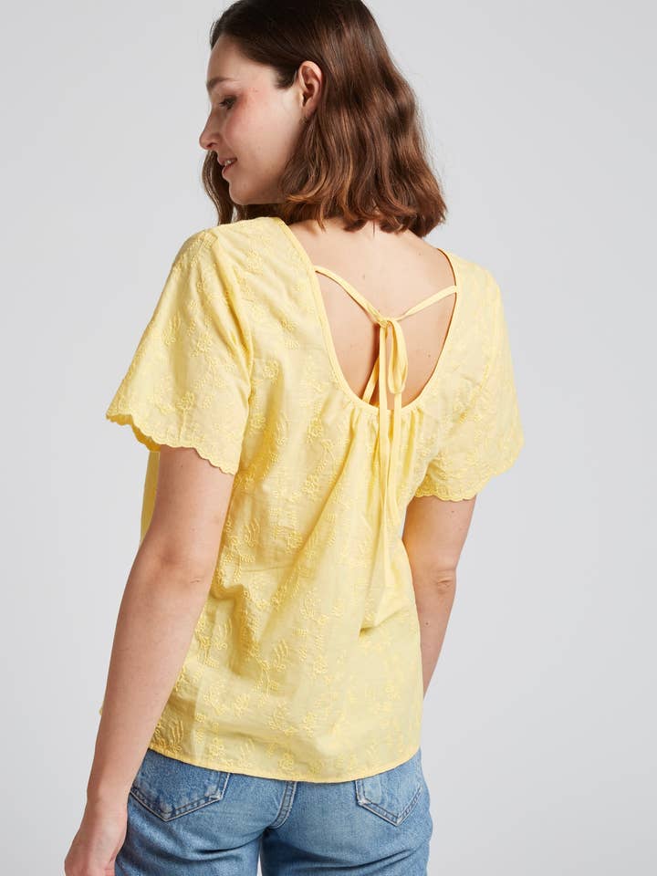 Andy & Lucy - Wholesale Blouse - Women's - FLAMINE - Floral cotton blouse3