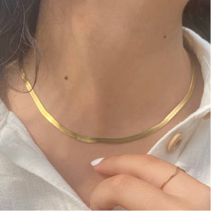 Sildeben halskæde for engroshandel hos sapere