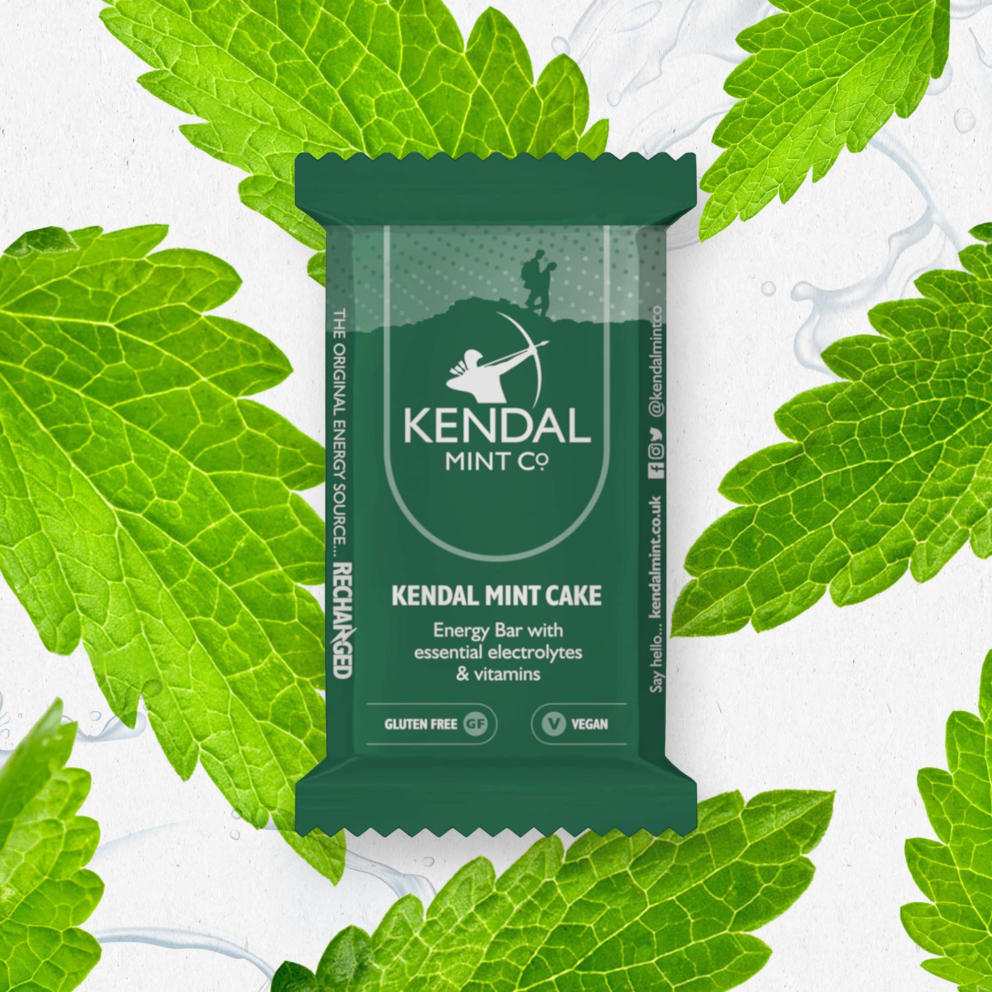 Kendal Mint Co® – wholesale Snack bar – KMC Energy Bar: Pocket-sized Kendal Mint Cake (35g)6