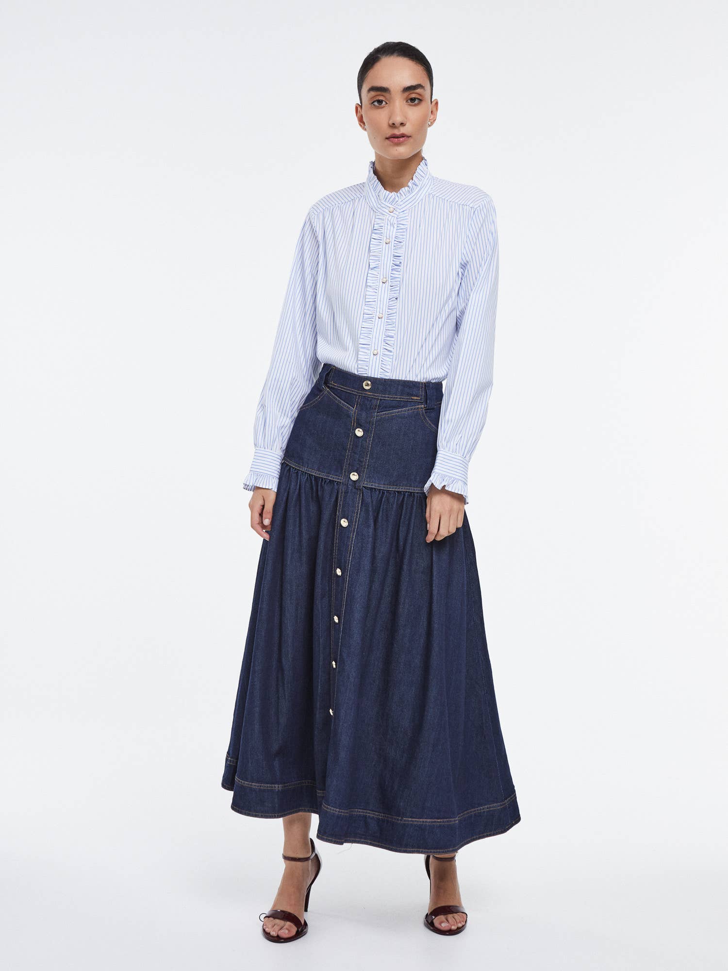 SWEET MAGIC MODA Y COMPLEMENTOS – Saia - Mulher por atacado – Saia jeans1