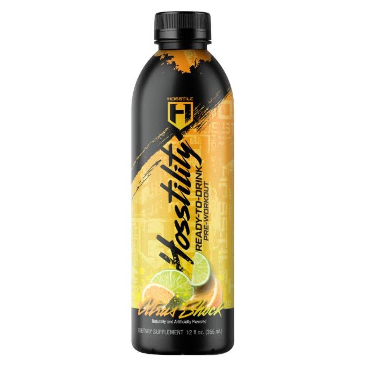L&F Universal Goods - Vente Boisson sportive et énergisante - Boisson Pré-entraînement Hostility Citrus Shock 12/12OZ0