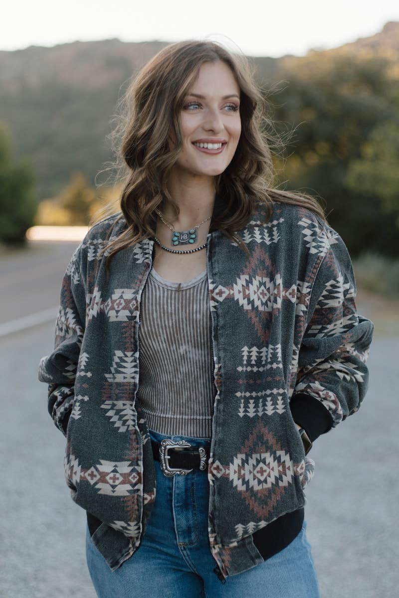 Sterling Kreek - Wholesale Bomber jacket – Women’s - Sagebrush Spirit Bomber Jacket