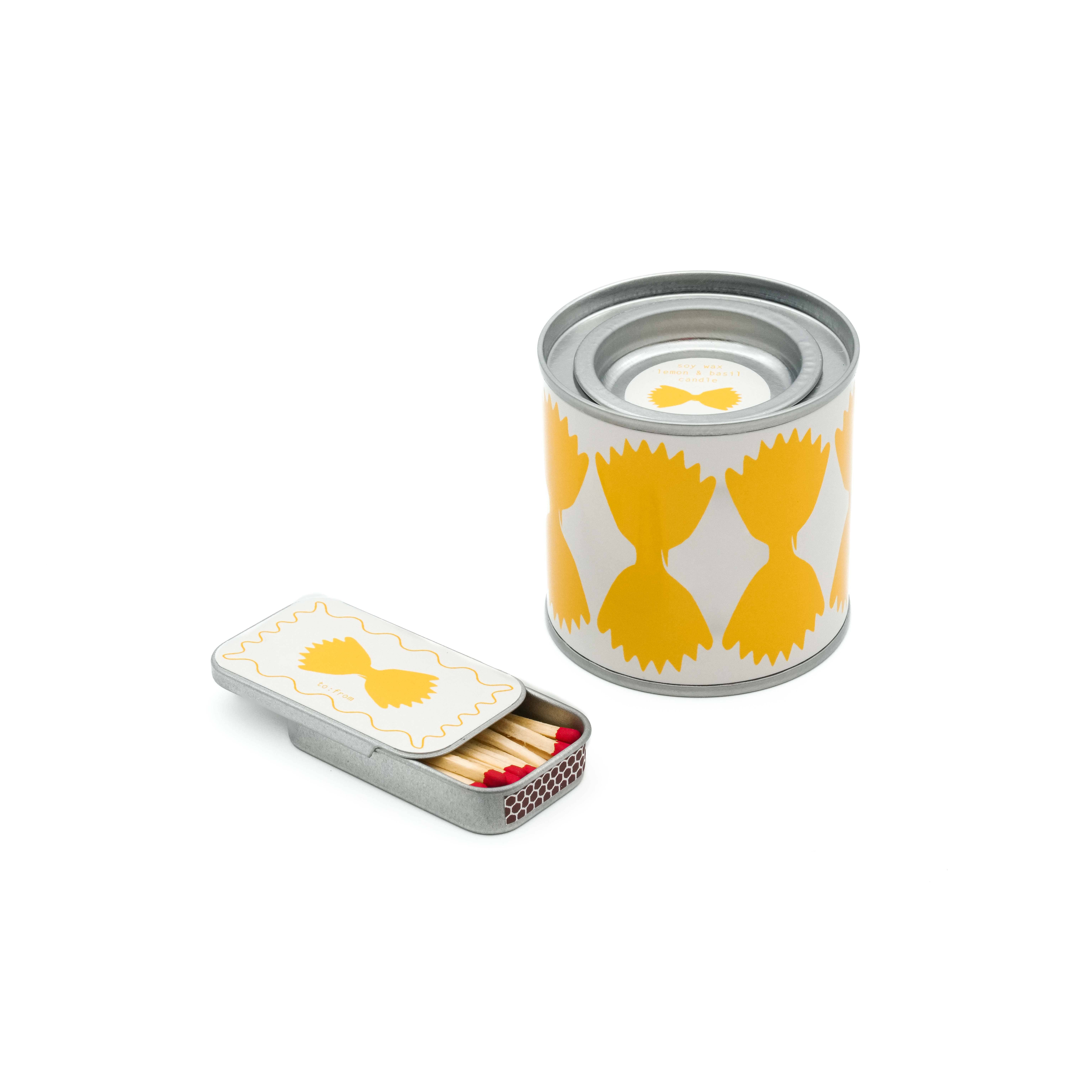 to:from - Vente Allumettes - Boîte d'allumettes réutilisable PASTA4