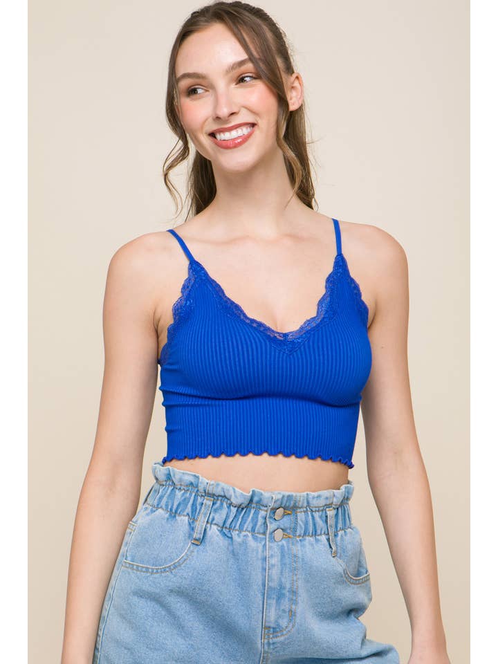 Vanilla Monkey - Wholesale Camisole - Women's - Seamless Laced Detail Camisole