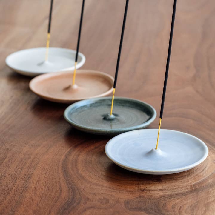 Ceramic Incense Holder for wholesale by Diana Barns Pottery