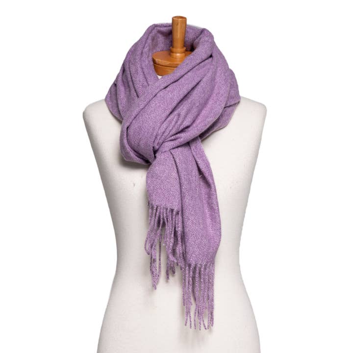 Taylor Hill Scarves & Co – wholesale Halsduk - Unisex – THSS2783: Lavendel: Lyxig enfärgad scarf