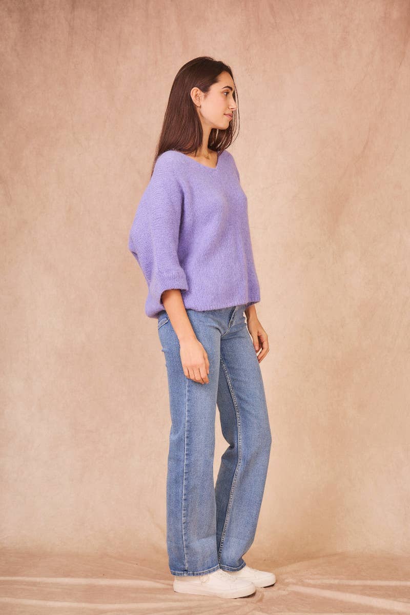 Calie Paris - Venta al por mayor Jersey de punto - Mujer - Suéter elegante de mohair kid27