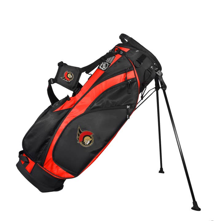 NHL Golf Stand Bag Ottawa Senators for wholesale by CaddyPro Golf Products Ltd.