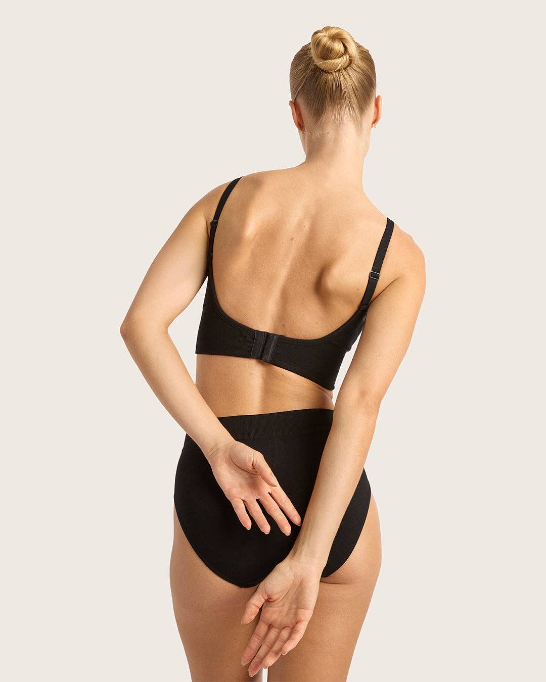 Wireless Low Back Bra - Black for wholesale on Faire6