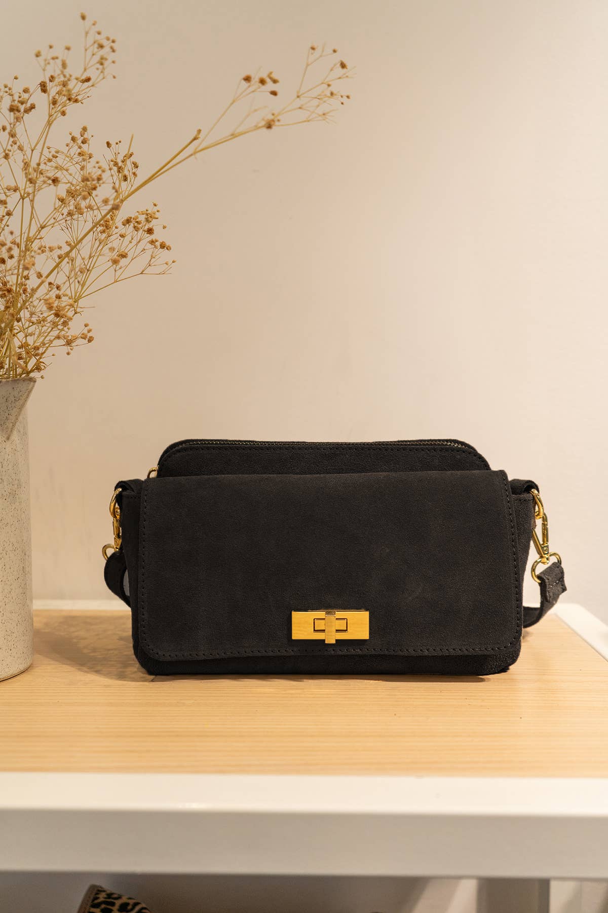 Cherry Paris - Venta al por mayor Maletín - Mujer - Bolso bandolera ILIANE en ante - 418845