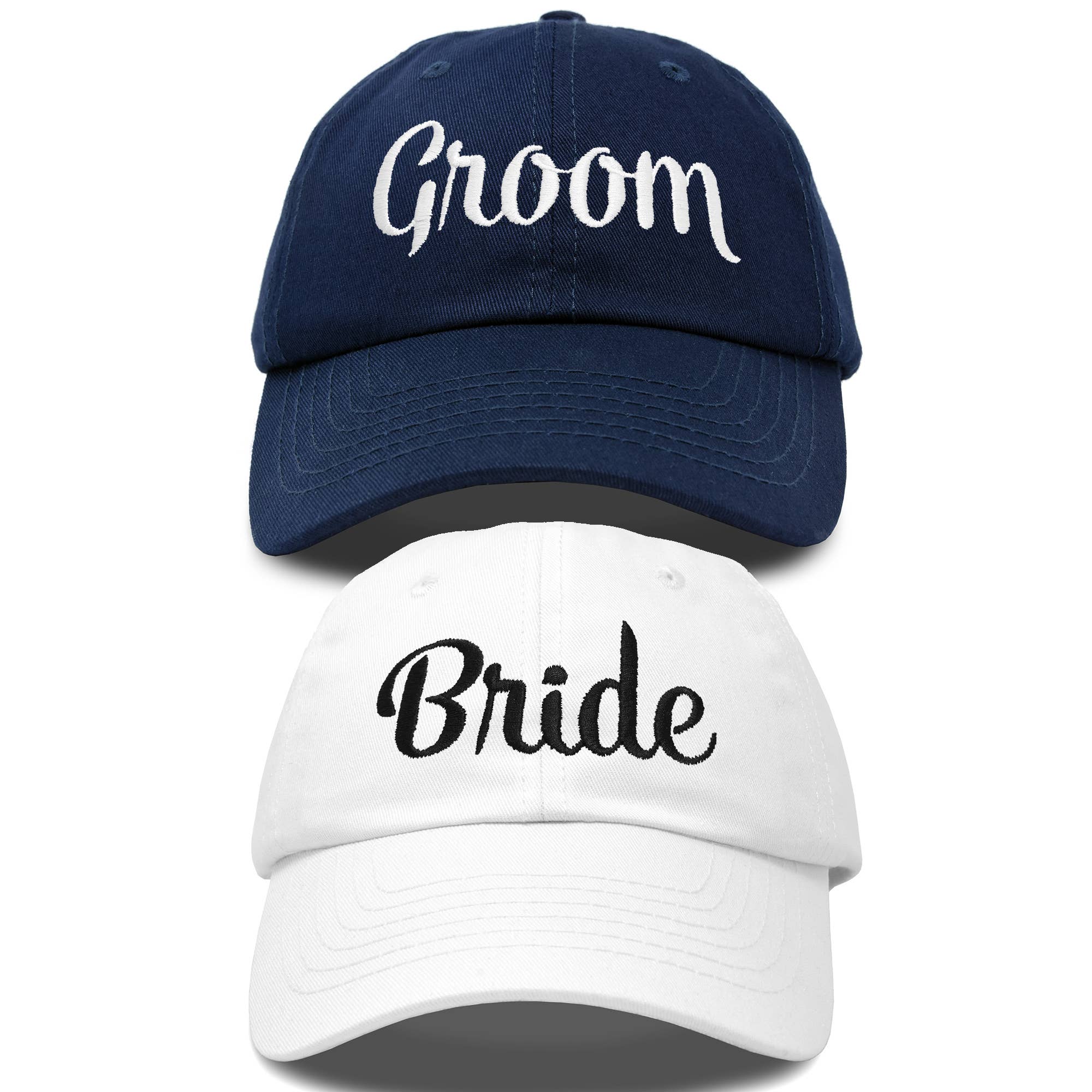 Dalix - Venta al por mayor Gorra de béisbol - Unisex - DALIX Novia Novio Papá Sombreros Gorras De Béisbol Gorras De Boda Recién Casados68