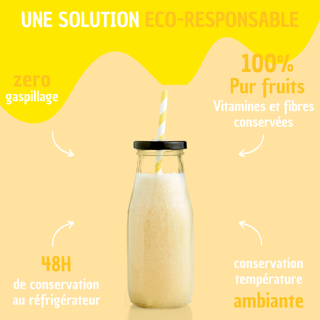 Natural Food Innovation - Wholesale Powdered Health Drink - BULK Yellow - Smoothie Preparation2