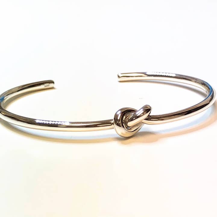 Sterling Silver Knot Cuff for wholesale by Fishgirl Designs