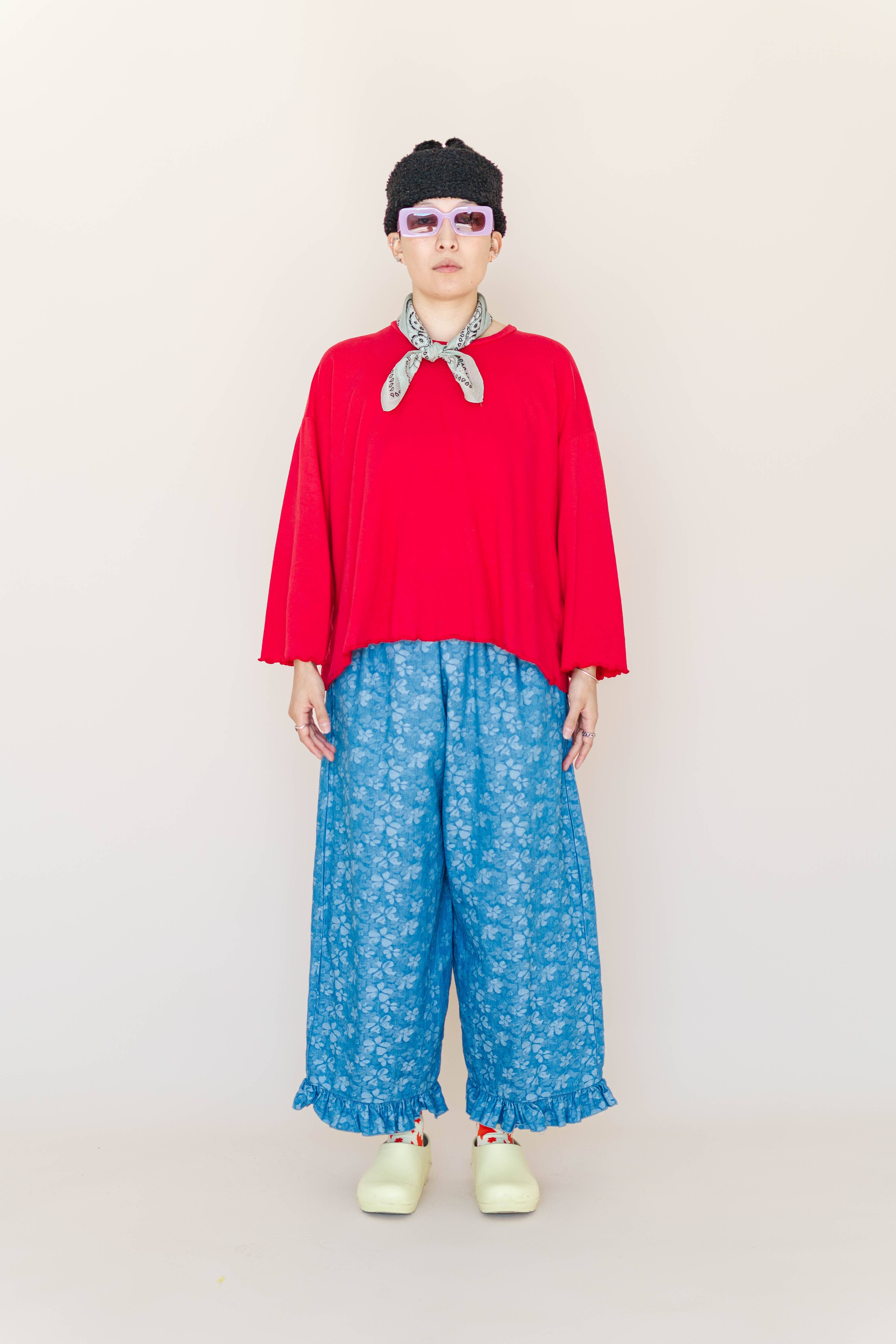 Nettle Studios - Wholesale Sweatshirt - Unisex - Size Inclusive Plus Size Gender Neutral Red Sweatshirt Tee12