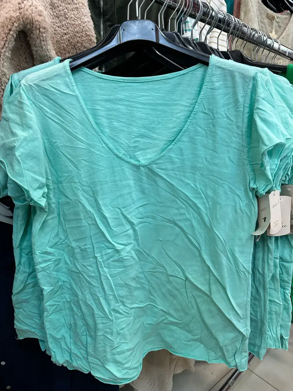 Mimi & Gogo - Wholesale T-Shirt - Women's - Plain basic T-shirt @2993_TsUni6