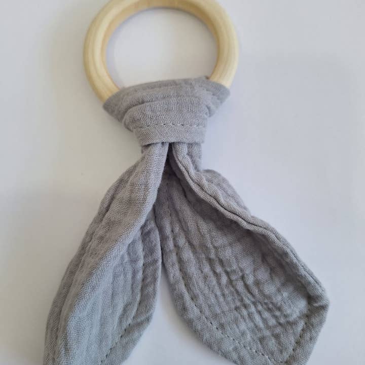 Cotton Socks - Wholesale Teether (Not Clip-On) - Baby - MC-04 Organic Cotton Muslin Teether 16 cm x 8 cm31