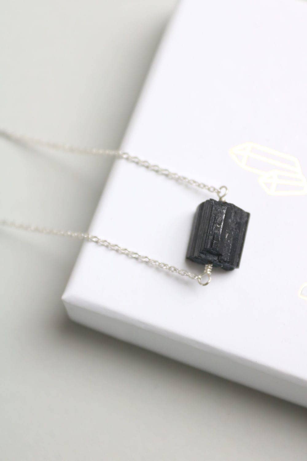 Positiva Jewelry – wholesale Pendant/charm necklace – Black Tourmaline Pendant – Chain made of 925 Silver2