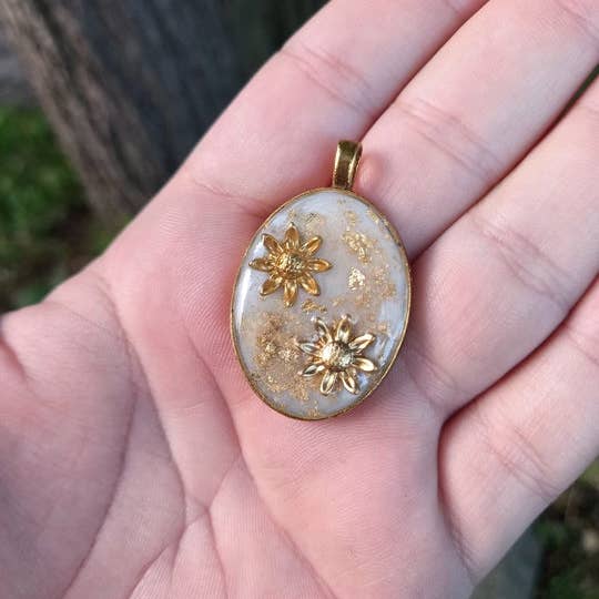 Pendente de banho de leite margarida por atacado de Willow Witch Wares