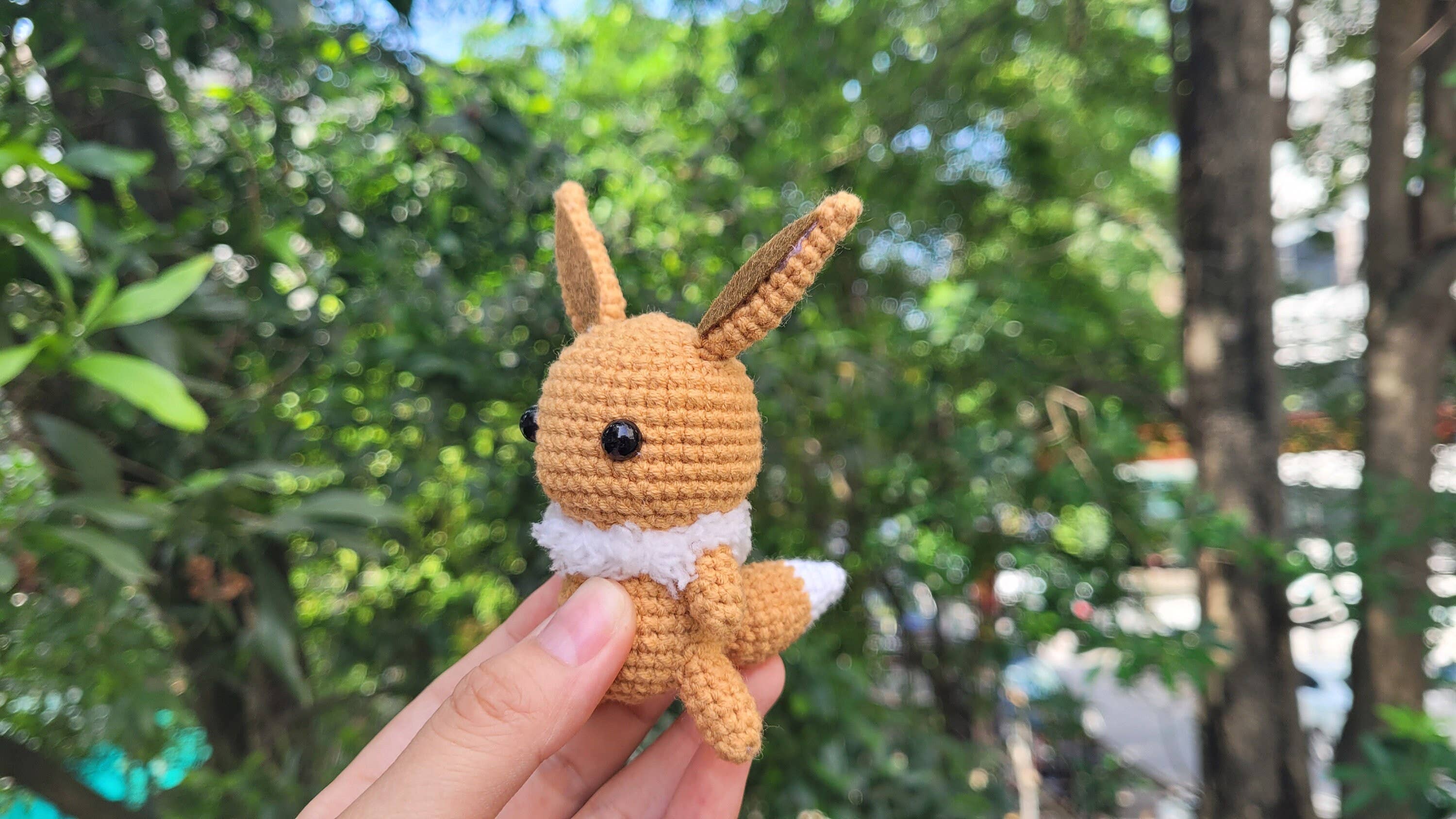 Anh2 LTD - Vente Peluche – enfant et bébé - Peluche Pikachu au crochet, mini porte-clés peluches4