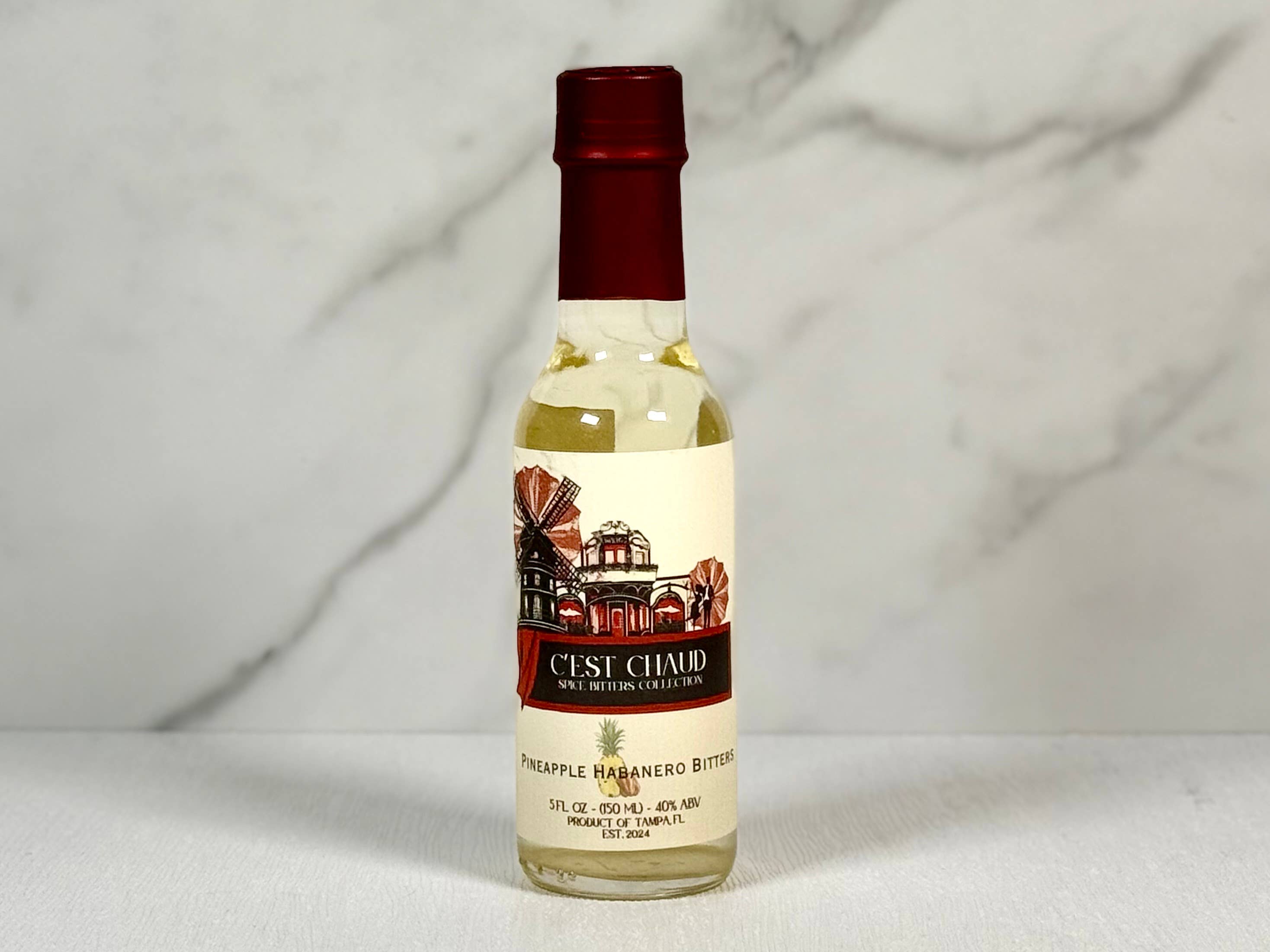 Hull and Bay Cocktail Company - Wholesale Bitters - C'est Chaud Pineapple Habanero Bitters0