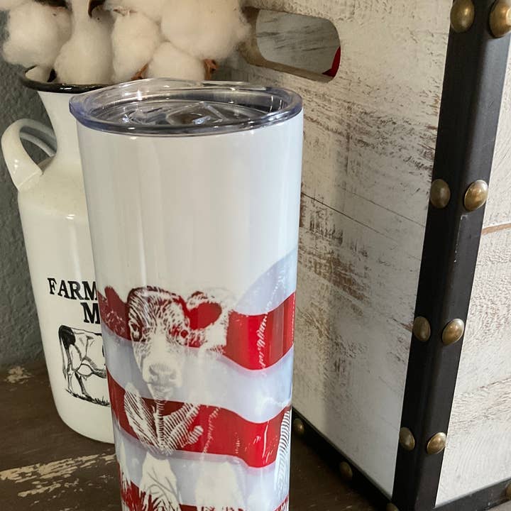 Ko amerikanska flaggan 20oz Tumbler för wholesale av Farm Life Crafting