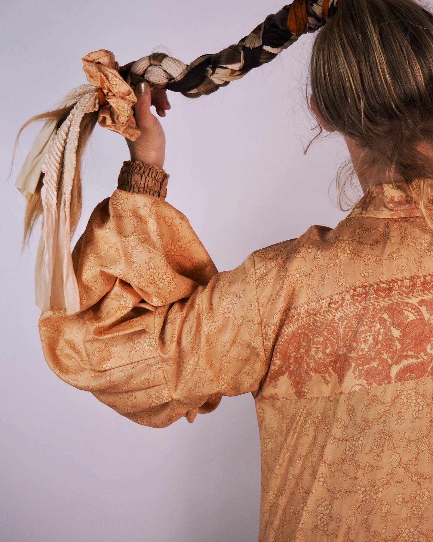 Vagabond Ibiza - Wholesale Dress - Women's - The Lenya Dress– Up-cycled Vintage Sari Dress 32