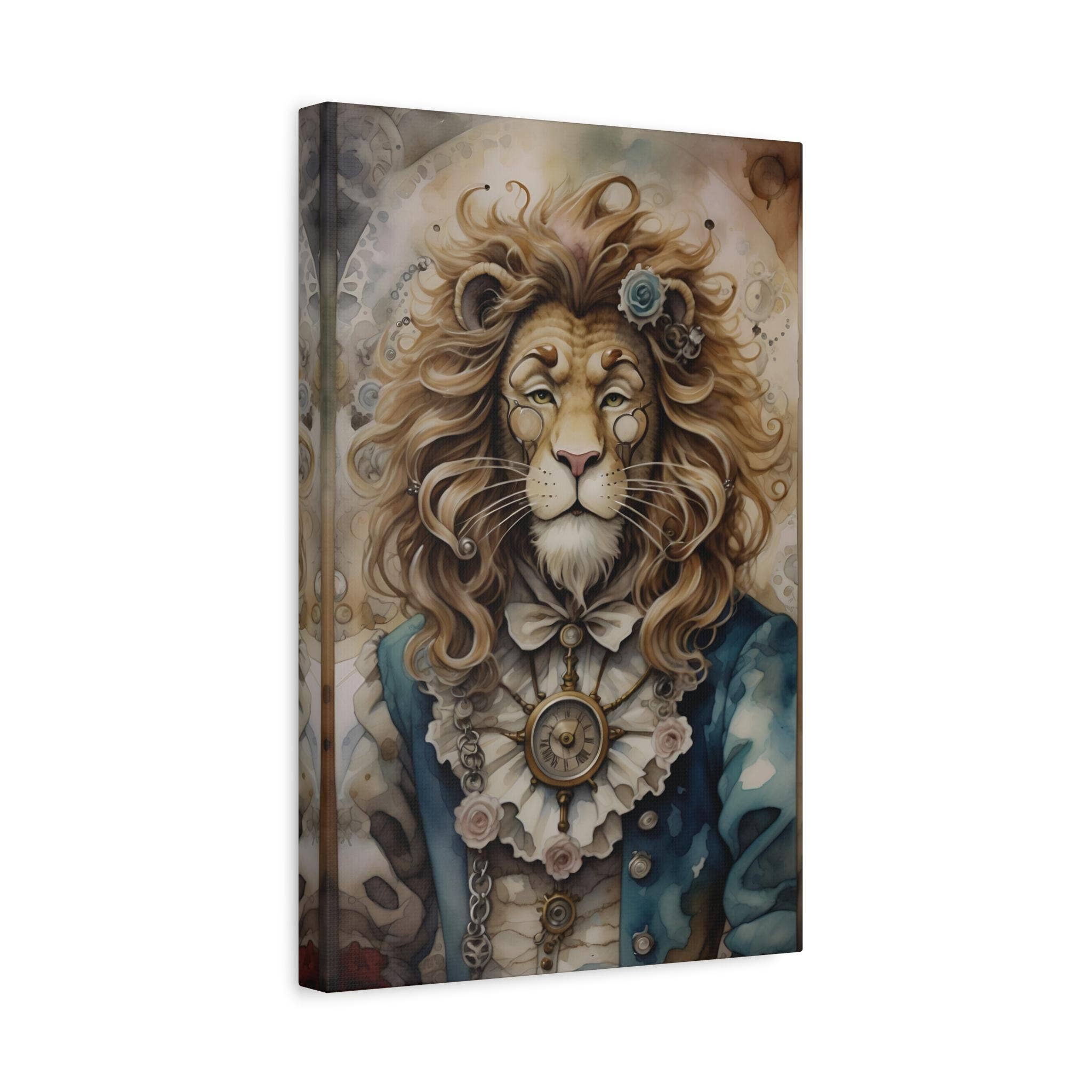Olive Branch Farmhouse - Wholesale Canvas Art - Steampunk Cowardly Lion Wizard of Oz Vintage Wall Art2